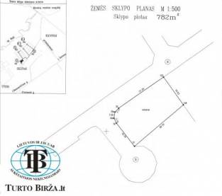 Sklypas Utenoje 0,0782 ha gyvenamosios paskirties (mažaaukščiam - NT Portalas.lt