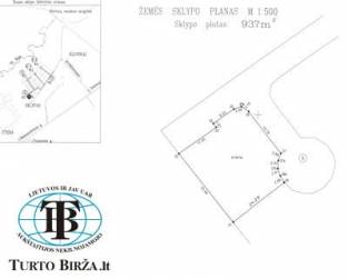 Sklypas Utenoje 0,0937 ha gyvenamosios paskirties (mažaaukščiam - NT Portalas.lt